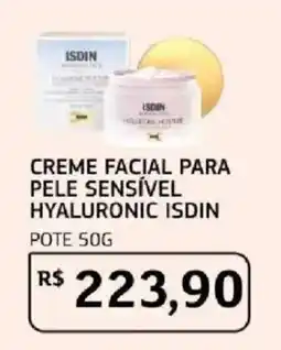 Assaí Atacadista Creme facial para pele sensível hyaluronic isdin oferta