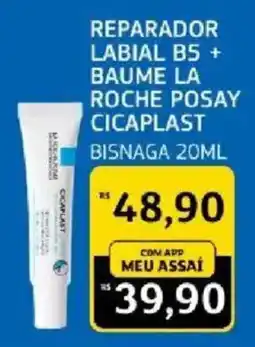 Assaí Atacadista reparador labial b5 + baume la roche posay cicaplast oferta