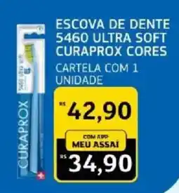 Assaí Atacadista escova de dente 5460 ultra soft curaprox cores oferta