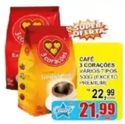 Supermercado Estrela Azul Café 3 corações vários tipos oferta