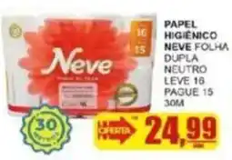 Supermercado Estrela Azul Papel higienico neve folha dupla neutro oferta