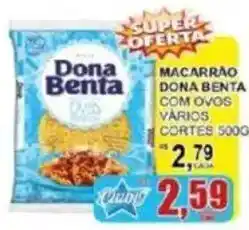 Supermercado Estrela Azul Macarrão dona benta oferta
