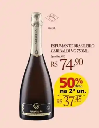 Espumante brasileiro garibaldi vg