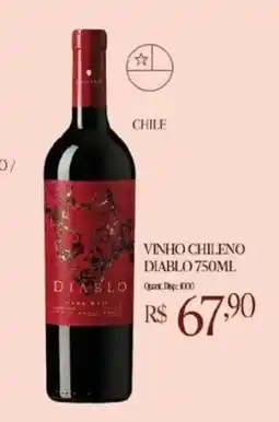 Bistek Supermercados vinho chileno diablo oferta