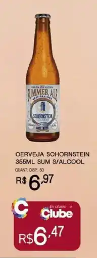 Bistek Supermercados Cerveja schornstein 355ml sum s/alcool oferta