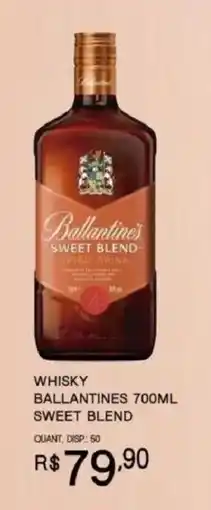 Bistek Supermercados Whisky ballantines sweet blend oferta