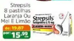 Supermercados Joanin Strepsils 8 pastilhas Laranja Ou Mel E Limão oferta