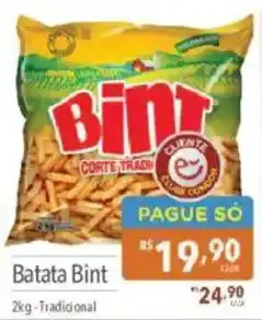 Supermercados Condor Batata Bint oferta
