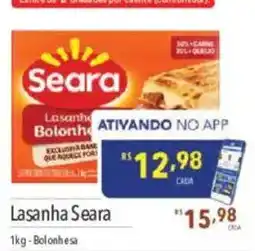 Supermercados Condor Lasanha seara oferta