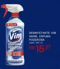 Bistek Supermercados Desinfetante vim espuma poderosa oferta