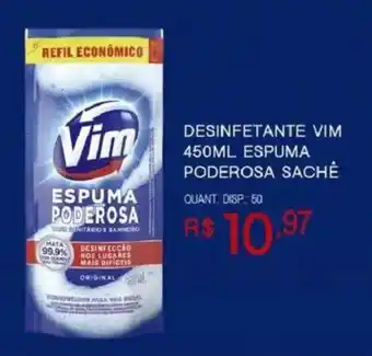Desinfetante vim espuma poderosa sachê