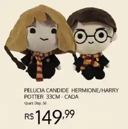 Bistek Supermercados Pelucia candida hermione/harry potter oferta
