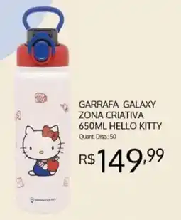 Bistek Supermercados Garrafa galaxy zona criativa 650ml hello kitty oferta