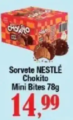 Supermercados Unidos Sorvete nestlé chokito mini bites oferta