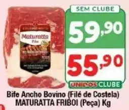 Supermercados Unidos Bife Ancho Bovino (Filé de Costela) Maturatta Fribol (Peça) Kg oferta