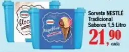 Supermercados Unidos Sorvete nestlé tradicional sabores oferta