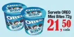 Supermercados Unidos Sorvete Oreo mini bites oferta