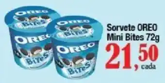 Supermercados Unidos Sorvete Oreo mini bites oferta
