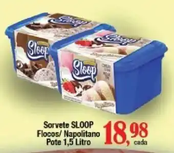 Supermercados Unidos Sorvete SLOOP oferta