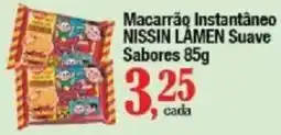 Supermercados Unidos Macarrão Instantâneo Nissin Lámen Suave Sabor oferta