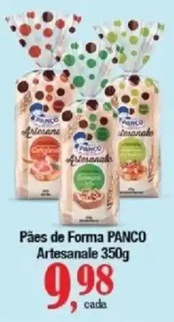 Supermercados Unidos Pães de Forma PANCO Artesanale oferta