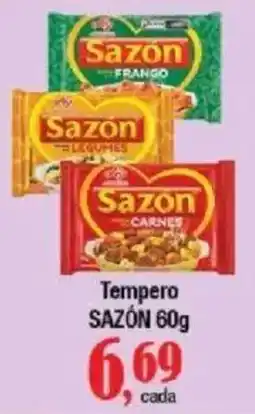 Supermercados Unidos Tempero sazon 60g oferta