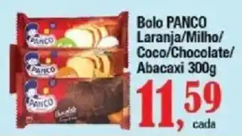 Supermercados Unidos Bolo PANCO Laranja/Milho/Coco/Chocolate/Abacaxi oferta