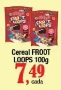 Supermercados Unidos Cereal FROOT LOOPS oferta