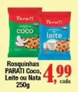 Supermercados Unidos Rosquinhas parati coco, leite ou nata oferta