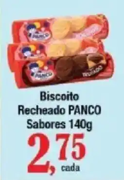 Supermercados Unidos Biscoito Recheado PANCO Sabores oferta