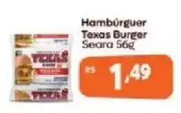 Supermercados Unidos Hambúrguer texas burger oferta