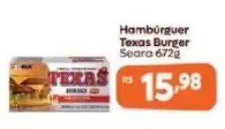 Supermercados Unidos Hambúrguer Texas Burger Seara oferta