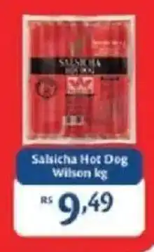 Supermercados Unidos Salsicha Hot Dog Wilson oferta