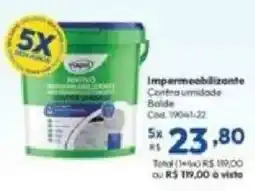 Lojas Becker Impermeabilizante Contra umidade Bolide oferta