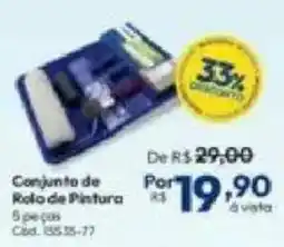 Lojas Becker Conjunto de Rolo de Pintura oferta