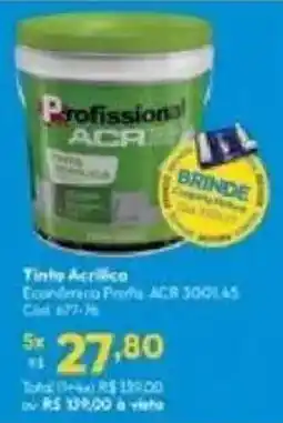 Lojas Becker Tinta Acrílica oferta