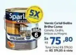 Lojas Becker Verniz Celot Golbo Brilho Cores oferta