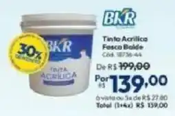 Lojas Becker Tinta Acrílica Fosca Brilho oferta
