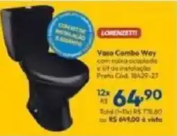 Lojas Becker Vaso Combo Way oferta