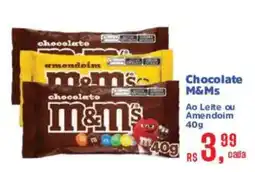 Supermercados Mateus Chocolate M&Ms oferta