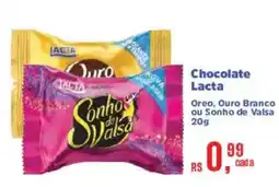 Supermercados Mateus Chocolate Lacta oferta