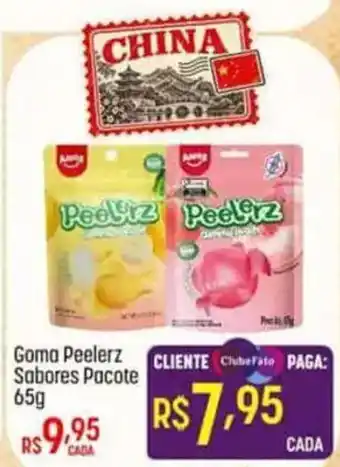 Goma peelerz sabores pacote