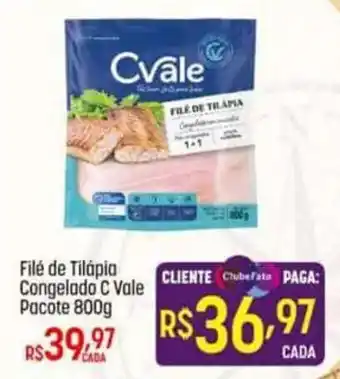 Filé de Tilápia Congelado C Vale