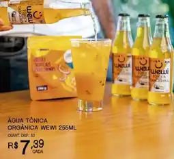 Bistek Supermercados Água tônica orgânica wewi oferta