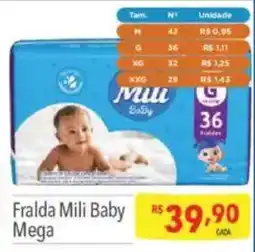 Supermercados Condor Fraldas mili baby mega oferta