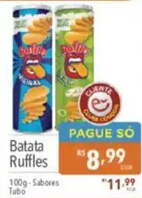 Supermercados Condor Batata Ruffles - Sabores Tubo oferta