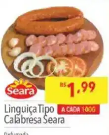 Supermercados Condor Linguiça Tipo Calabresa Seara oferta