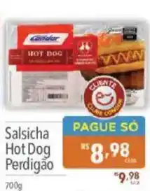 Supermercados Condor Salsicha Hot Dog Perdigão oferta