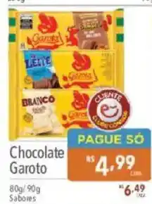 Supermercados Condor Chocolate garoto oferta