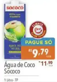 Supermercados Condor Água de Coco Sococo oferta